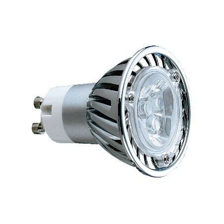 LED balta (šilta) lemputė, GU10-5 3x1W 160Lm 3000-5000K 220-240V