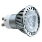 LED balta (šilta) lemputė, GU10-5 3x1W 160Lm 3000-5000K 220-240V