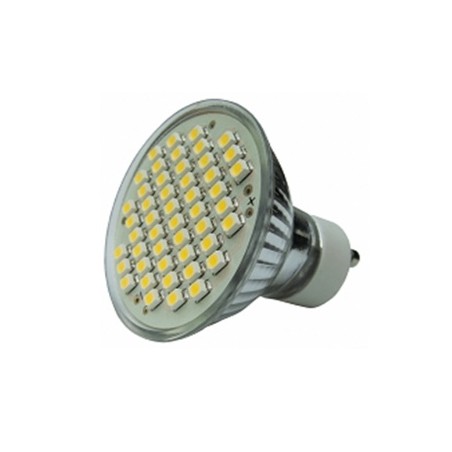 LED balta lemputė, 180-218lm 2,4W SMD3528x36, 5500-6500K GU10 200-265V