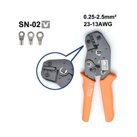 Replės SN-02 skirtos antgaliams užspausti (0,25-2,5mm²)