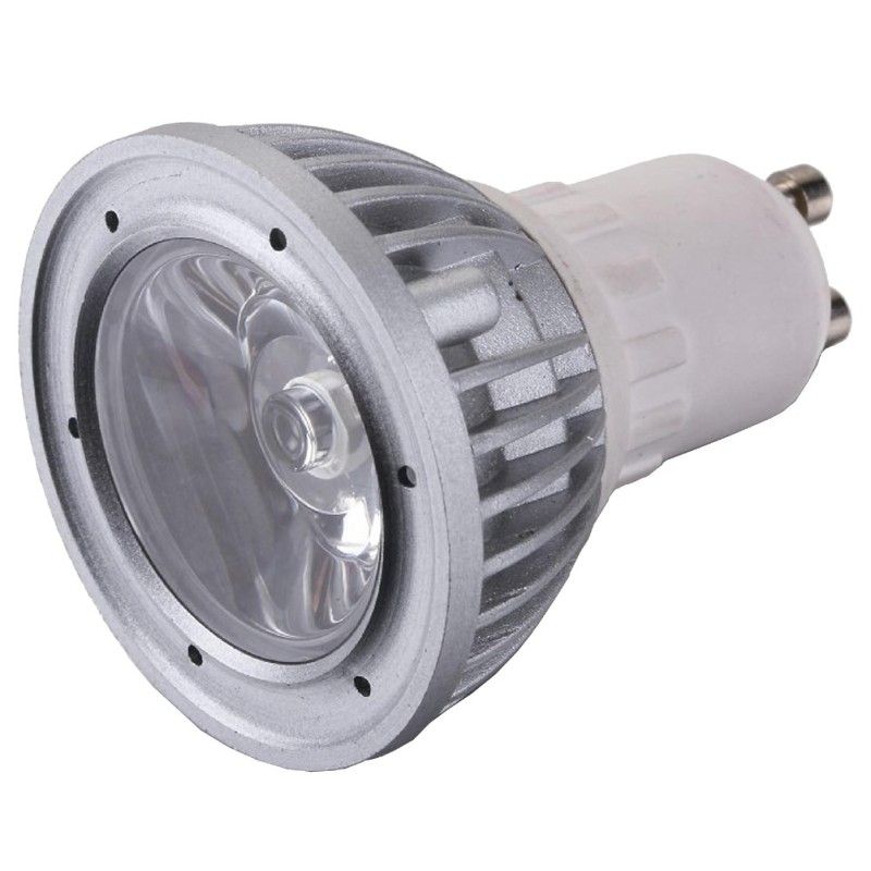 LED balta (šilta) lemputė, GU10 1x3W 100Lm 3000K 220-240V LED balta (šilta) lemputė, GU10 1x3W 100Lm 3000K 220-240V