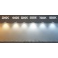 LED balta (šilta) lemputė, GU10-2 1x3W 100Lm 3000-5000K 220-240V