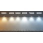 LED balta (šilta) lemputė, GU10-5 3x1W 160Lm 3000-5000K 220-240V
