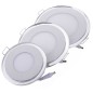 LED apvali panelė, dviejų spalvų su perjungimu, 15W, 2700K, 1350lm, 85-265V LED apvali panelė, dviejų spalvų su perjungimu, 15W, 2700K, 1350lm, 85-265V