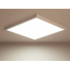 LED kvadratinė panelė 48W, 2700K, v/t (virštinkinė), 3840lm, 165-265V