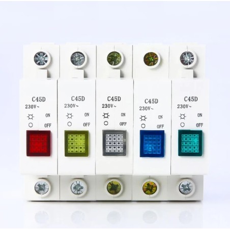 Indikacinė modulinė lemputė C45D, geltona