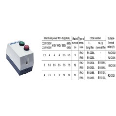 Variklio paleidimo blokas LEI-D09, IP55, (4 kW)