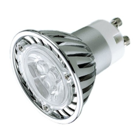 LED balta (šilta) lemputė, GU10-5 3x1W 160Lm 3000-5000K 220-240V