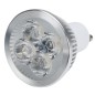 LED balta lemputė, 4x1W, GU10, 250lm, 5500-6500K, AC100-250V