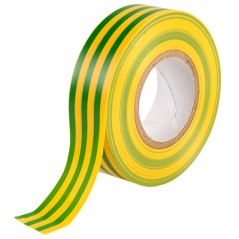 Izoliacija PVC 0,13mm/19mm 10 jardų, geltona/žalia