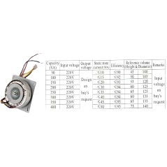 Transformatorius 50VA, 220/24V