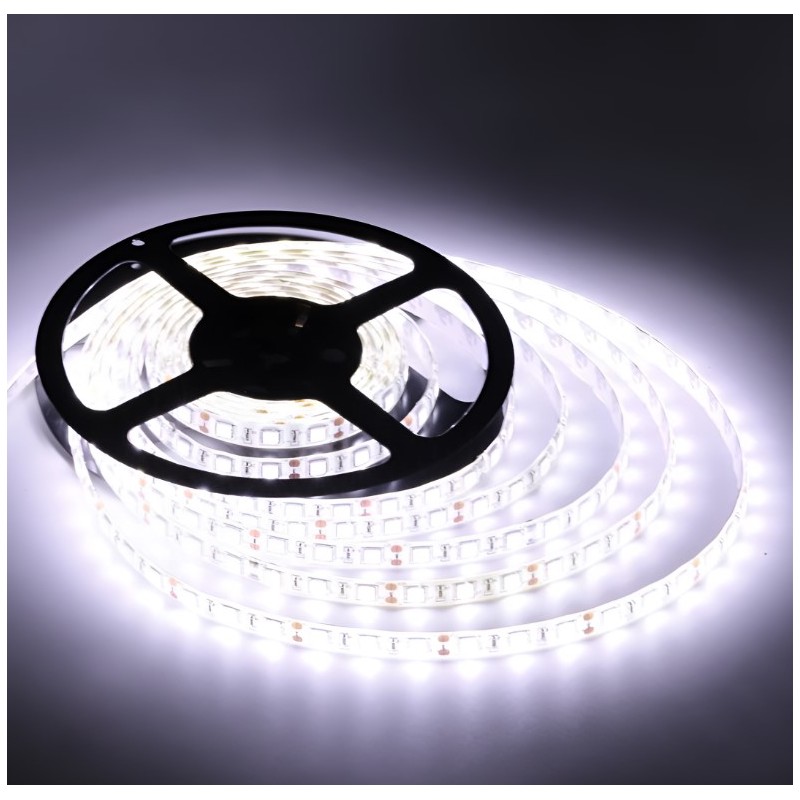 6.4W 12V 5700K 60SMD LED juosta Reflex, šaltai balta 6.4W 12V 5700K 60SMD LED juosta Reflex, šaltai balta