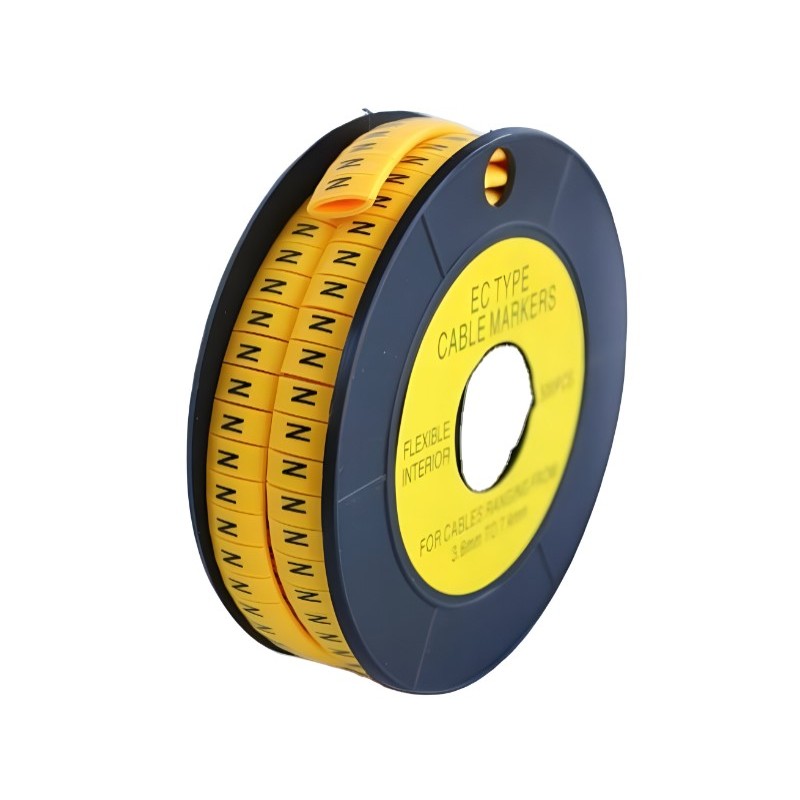 Laidų žymėjimas EC-3, (5,2~10,0mm), 250vnt., "0" Laidų žymėjimas EC-3, (5,2~10,0mm), 250vnt., "0"