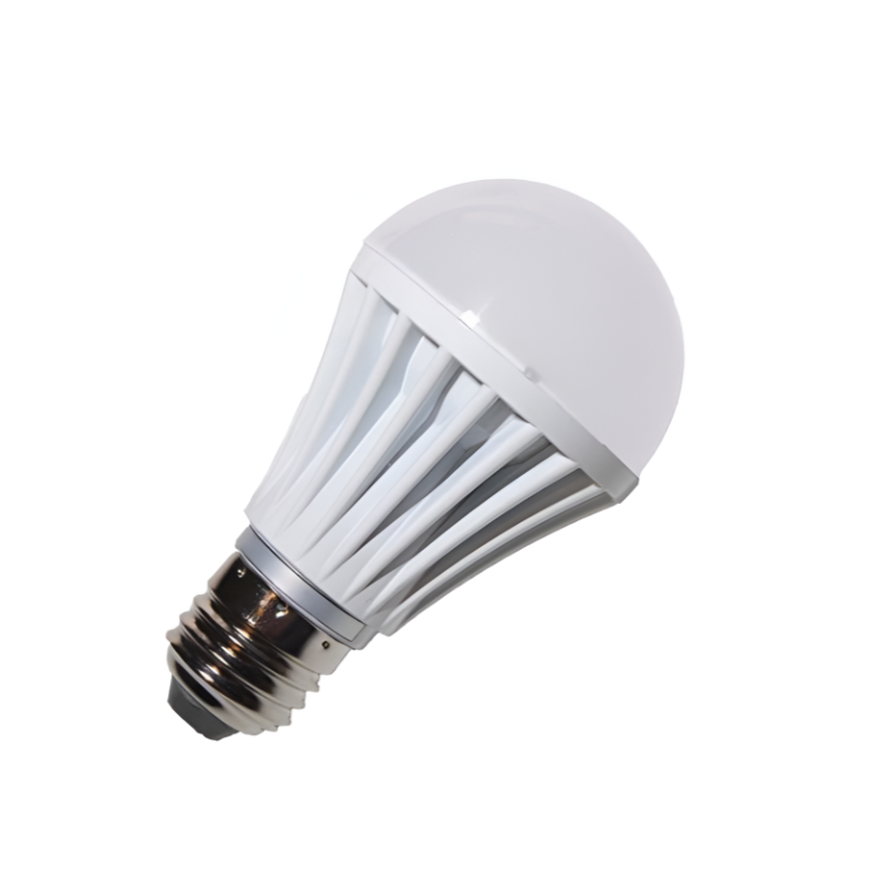 LED balta (šilta) lemputė 015B, 9W, E27, 650lm, 2700K, AC85-265V