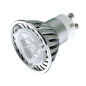 LED geltona lemputė, GU10-5, 3x1W, 80Lm, 585-590Nm, 220-240V