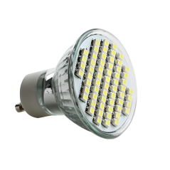 LED balta šaltai žalsva lemputė, 4,5W, 350lm, SMD3528x80, GU10, 200-265V