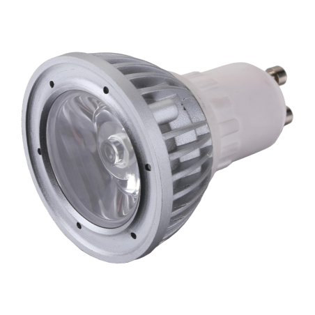 LED balta lemputė, GU10-2, 1x3W, 110Lm, 6000-8000K, 220-240V