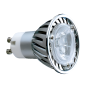 LED balta lemputė, GU10-5, 3x1W, 200Lm, 6000-8000K, 220-240V
