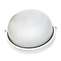 Šviestuvas 1301 (CT-R60A) 60W, E27, IP44, baltas aliuminis, apvalus Šviestuvas 1301 (CT-R60A) 60W, E27, IP44, baltas aliuminis, apvalus