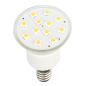 LED balta (šilta) lemputė, E14, 220-240V, 3W, 4500MCD, 3500K, 120°, SMD12, JDR