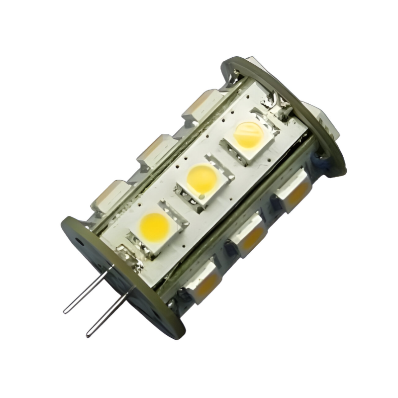 LED lemputė G4, SMD5328x18, 1W, 70-90Lm, 2900-3500K, 12V AC/DC