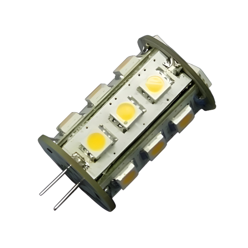 LED lemputė G4, SMD5328x18, 1W, 70-90Lm, 5500-6500K, 12V AC/DC