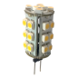 LED lemputė G4, SMD5328x30, 1,5W, 110-140Lm, 2800-3300K, 12V AC/DC