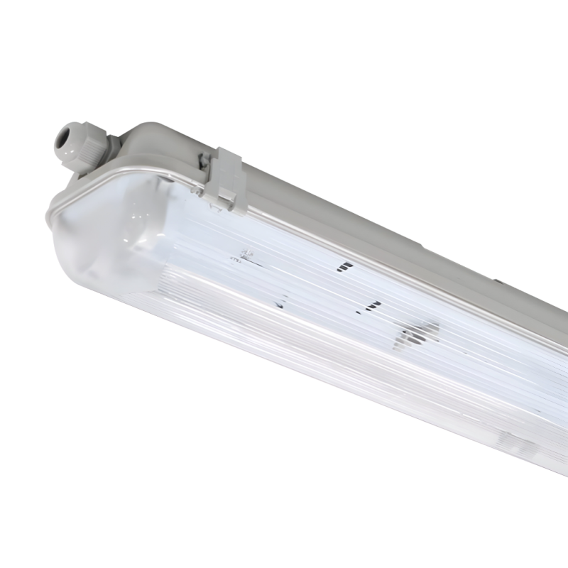 Šviestuvas SP100 liuminescencinėms lempoms 2x58w, T8, G13, IP65 Šviestuvas SP100 liuminescencinėms lempoms 2x58w, T8, G13, IP65