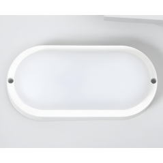 LED ovalus šviestuvas 18W, 80Lm/W, 4200K, AC170-265V, IP54