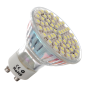 LED balta lemputė, 5500-6500K, 3W, 200-255lm, SMD3528x48, GU10, 200-265V