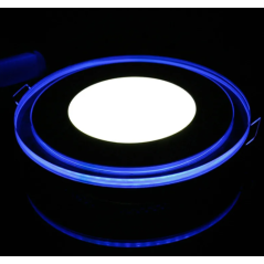 LED apvali panelė, dviejų spalvų su perjungimu, 15W, 2700K, 1350lm, 85-265V