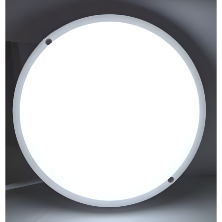 LED apvalus šviestuvas 12W, 80Lm/W, 6500K, AC170-265V, IP54