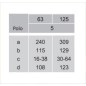 Lizdas 3S-235, 63A, 3P+N+E, pernešamas Lizdas 3S-235, 63A, 3P+N+E, pernešamas