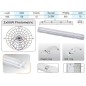 Šviestuvas SP100 liuminescencinėms lempoms 2x58w, T8, G13, IP65 Šviestuvas SP100 liuminescencinėms lempoms 2x58w, T8, G13, IP65
